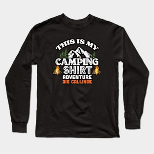 Camping Long Sleeve T-Shirt